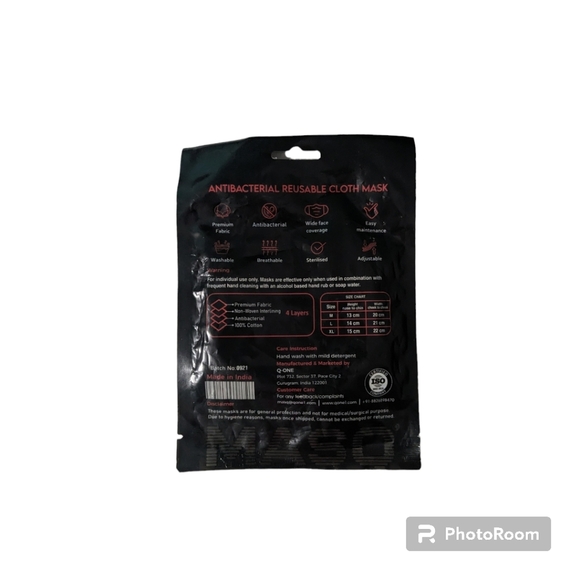 Face Mask, Reusable, Washable, Cotton cloth. - Picture 7 of 8